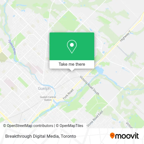 Breakthrough Digital Media map