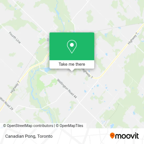 Canadian Pong map
