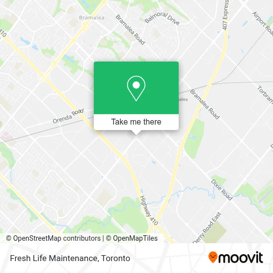 Fresh Life Maintenance map