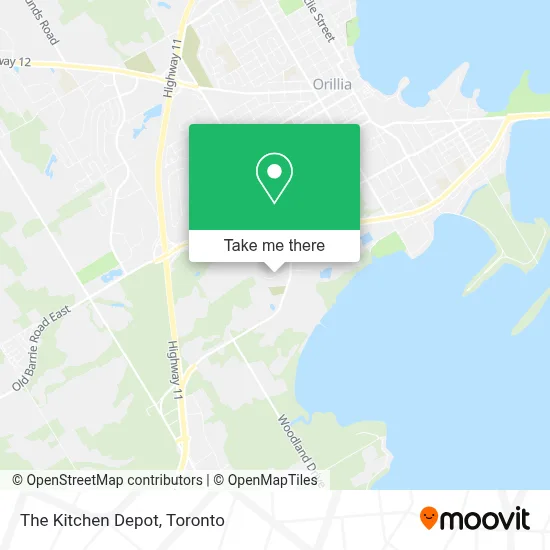 The Kitchen Depot map
