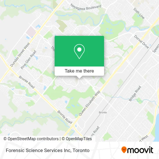 Forensic Science Services Inc map
