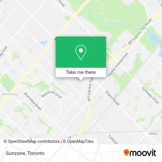 Sunzone map