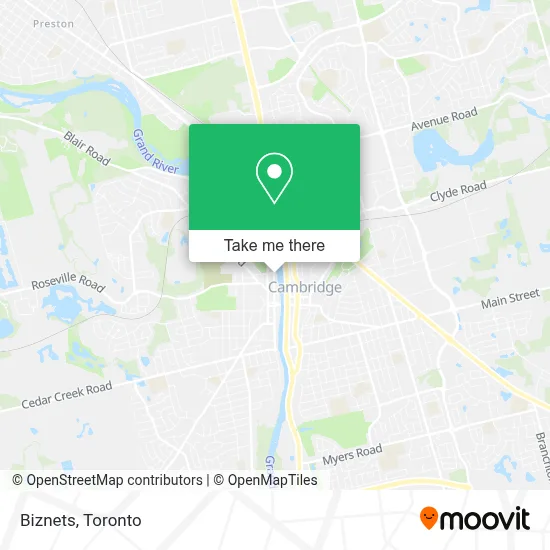Biznets map