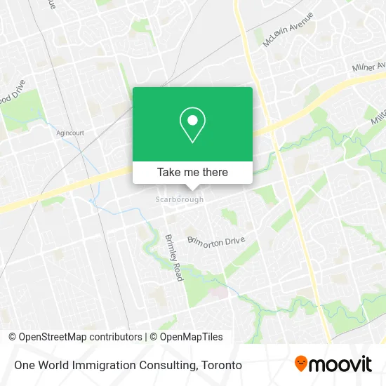 One World Immigration Consulting map