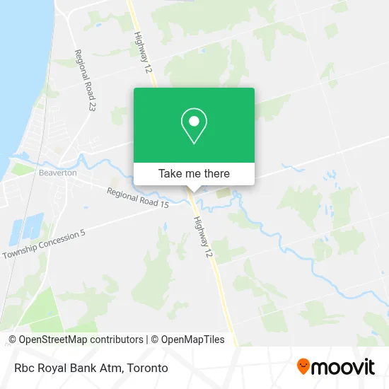 Rbc Royal Bank Atm map