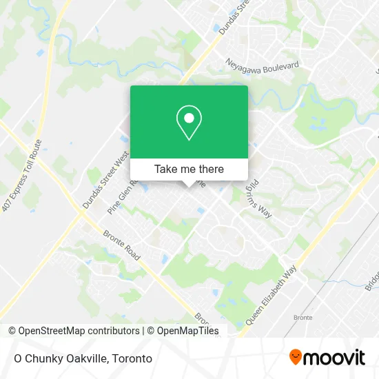 O Chunky Oakville map