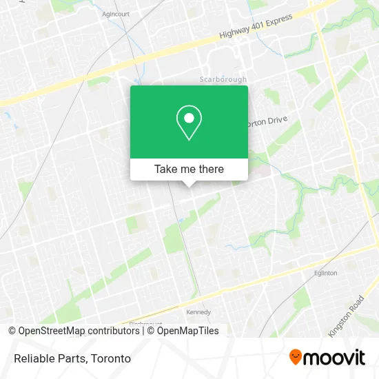 Reliable Parts map