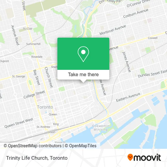 Trinity Life Church map