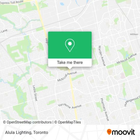 Alula Lighting map