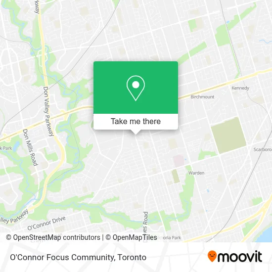 O'Connor Focus Community map