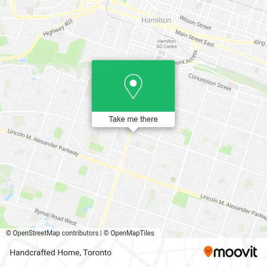 Handcrafted Home map