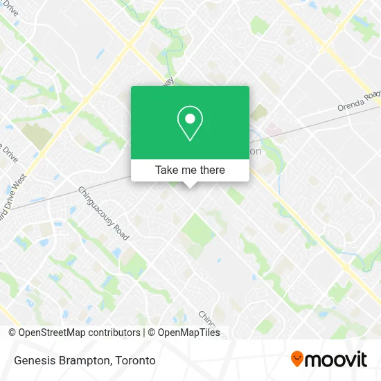 Genesis Brampton map