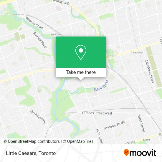 Little Caesars map