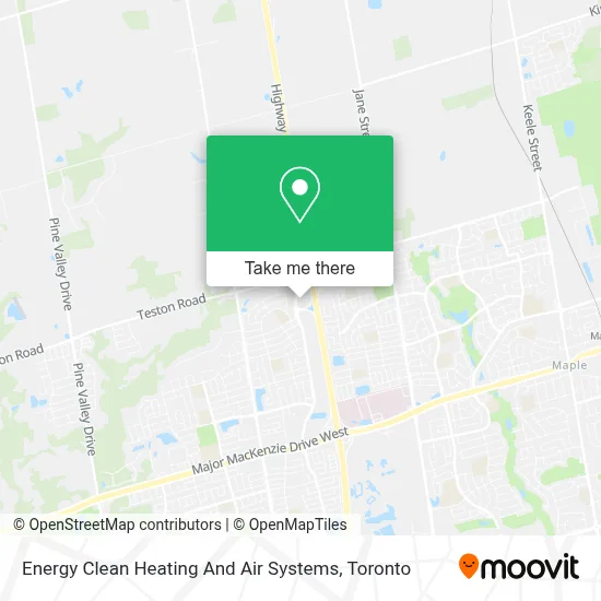 Energy Clean Heating And Air Systems map