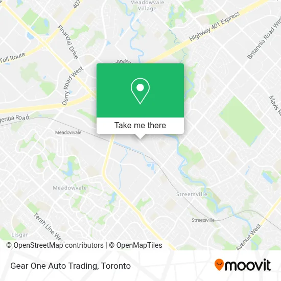 Gear One Auto Trading map