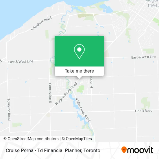 Cruise Perna - Td Financial Planner map