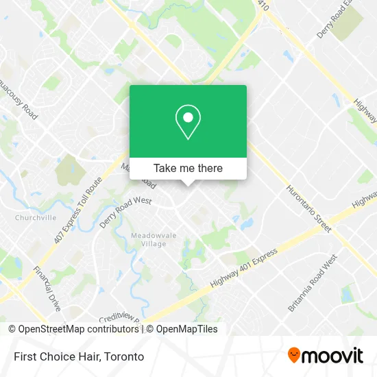 First Choice Hair map