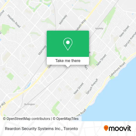 Reardon Security Systems Inc. map
