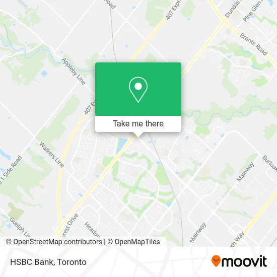 Hsbc Bank map