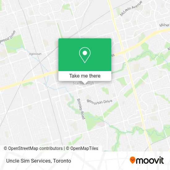 Uncle Sim Services map