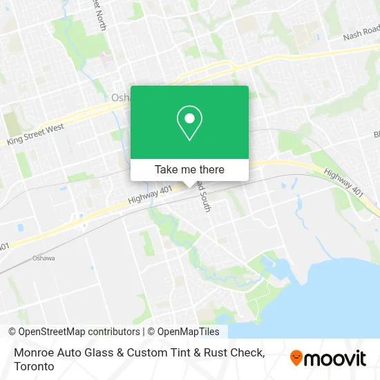 Monroe Auto Glass & Custom Tint & Rust Check map