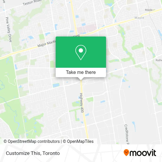 Customize This map
