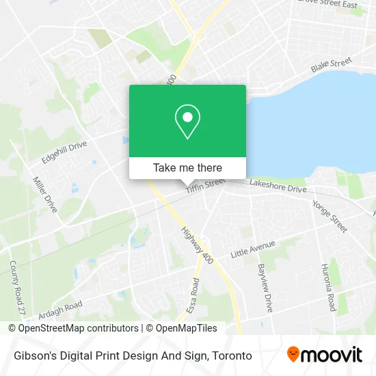 Gibson's Digital Print Design And Sign map
