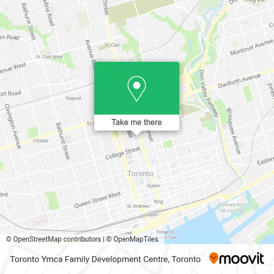 Toronto Ymca Family Development Centre map