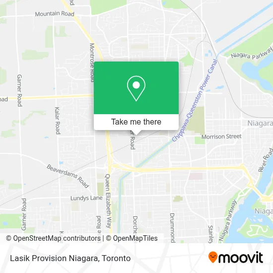 Lasik Provision Niagara map