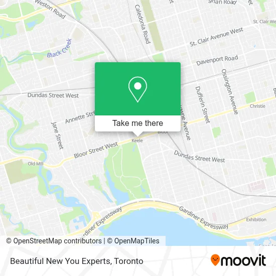 Beautiful New You Experts map