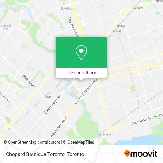 Chopard Boutique Toronto map