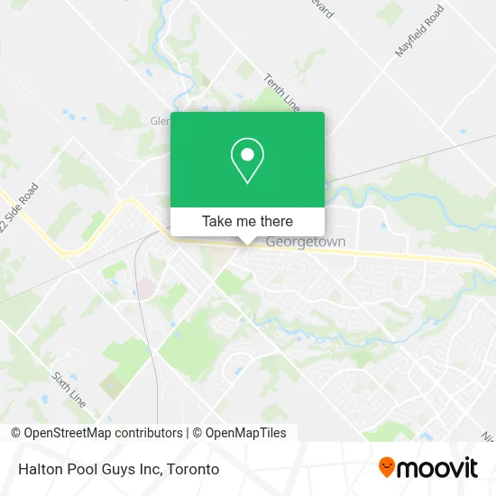 Halton Pool Guys Inc map