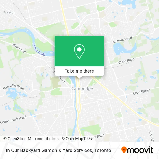 In Our Backyard Garden & Yard Services map