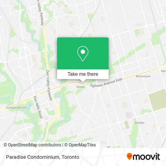 Paradise Condominium map