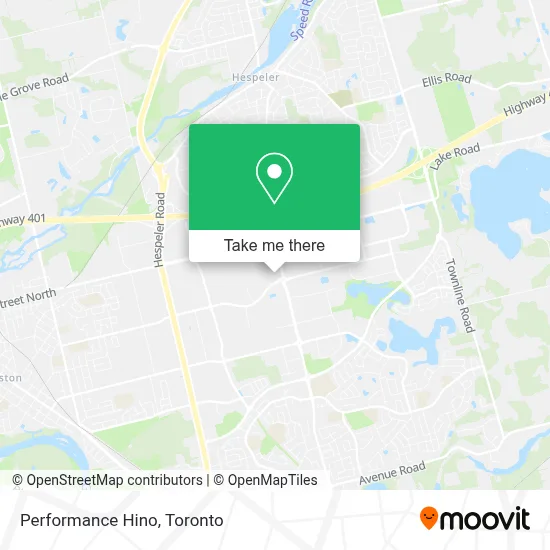 Performance Hino map