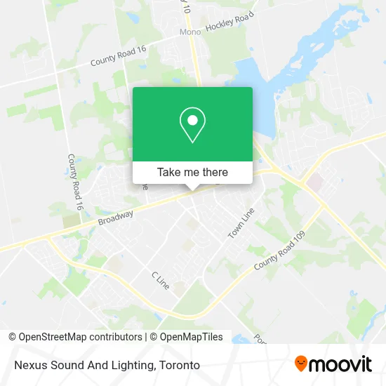 Nexus Sound And Lighting map