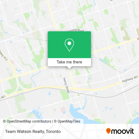 Team Watson Realty map