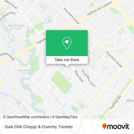 Quik Chik Crisppy & Crunchy map