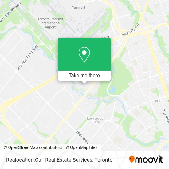 Realocation.Ca -  Real Estate Services map