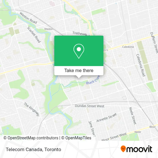 Telecom Canada map
