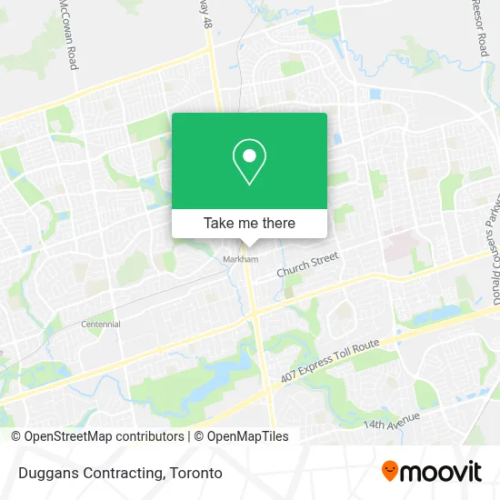 Duggans Contracting map