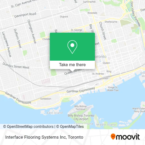 Interface Flooring Systems Inc map