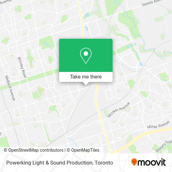 Powerking Light & Sound Production map