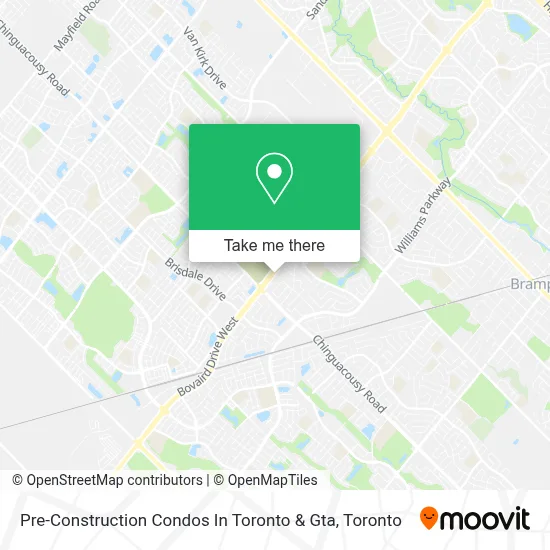 Pre-Construction Condos In Toronto & Gta map