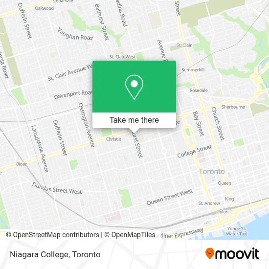 Niagara College map