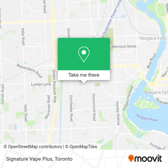 Signature Vape Plus map