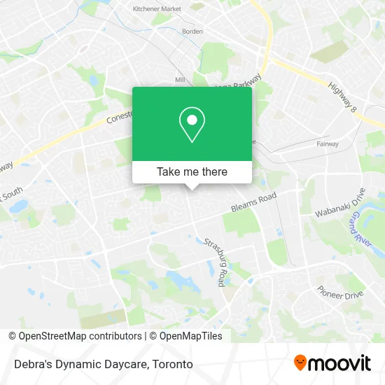 Debra's  Dynamic  Daycare map