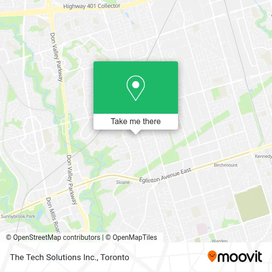 The Tech Solutions Inc. map