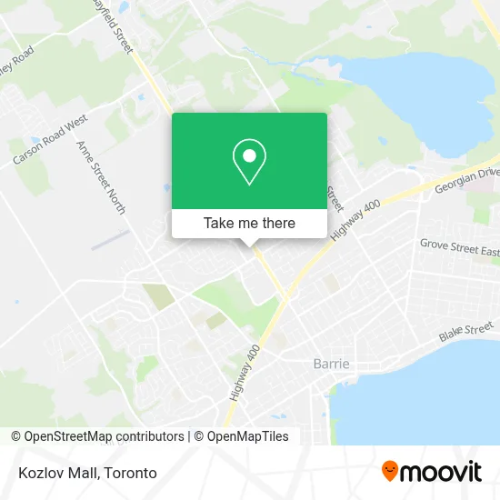 Kozlov Mall map