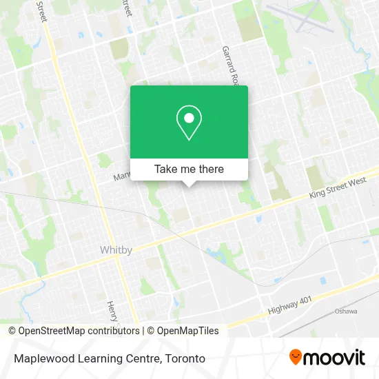 Maplewood Learning Centre map